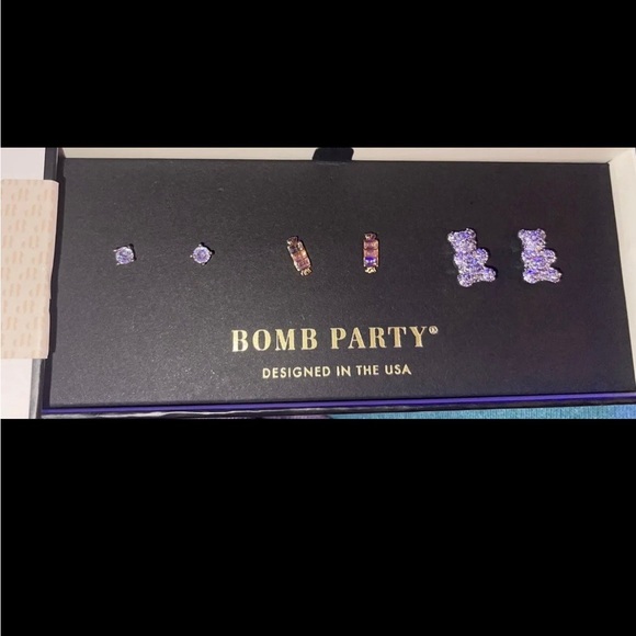 RBP6616 - Candy Glam Moment - Bomb Party Simply Studs - Earrings - Picture 1 of 3